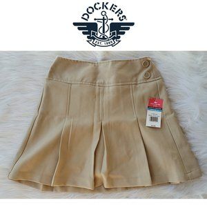 Dockers Beige School Skort 10R NWT